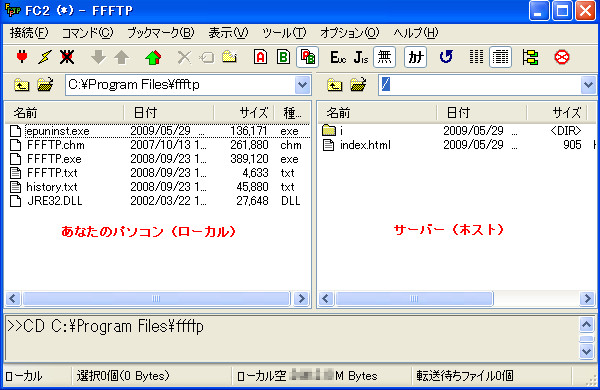 FFFTPݒ